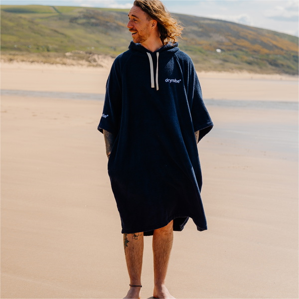 2026 Dryrobe Organic Towel Change Robe ORGANICTCRNA - Navy